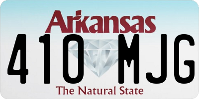 AR license plate 410MJG