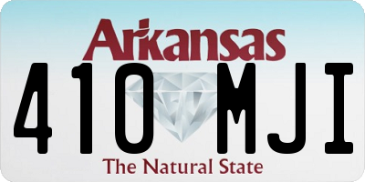 AR license plate 410MJI