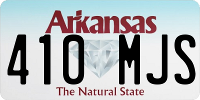 AR license plate 410MJS