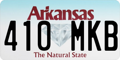 AR license plate 410MKB