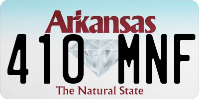 AR license plate 410MNF