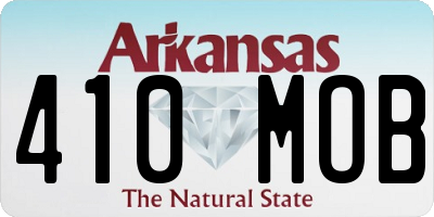 AR license plate 410MOB