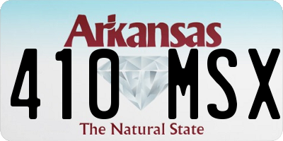 AR license plate 410MSX