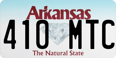 AR license plate 410MTC