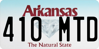 AR license plate 410MTD