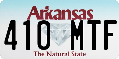 AR license plate 410MTF