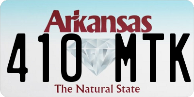 AR license plate 410MTK