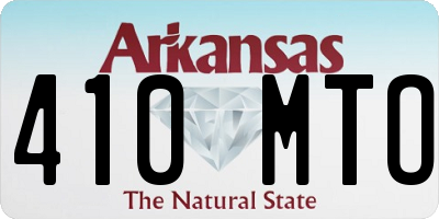 AR license plate 410MTO