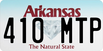 AR license plate 410MTP