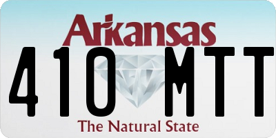 AR license plate 410MTT