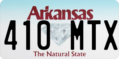 AR license plate 410MTX