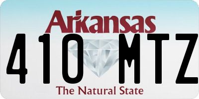 AR license plate 410MTZ