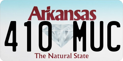 AR license plate 410MUC