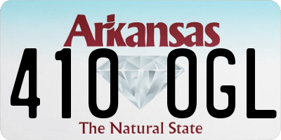 AR license plate 410OGL