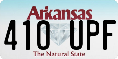 AR license plate 410UPF
