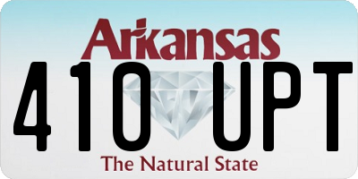 AR license plate 410UPT