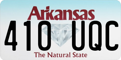 AR license plate 410UQC