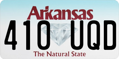 AR license plate 410UQD