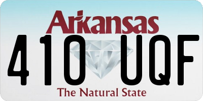 AR license plate 410UQF