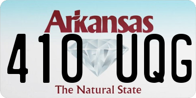AR license plate 410UQG