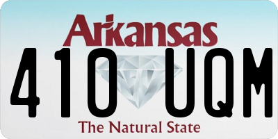 AR license plate 410UQM