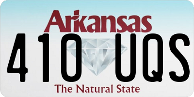 AR license plate 410UQS