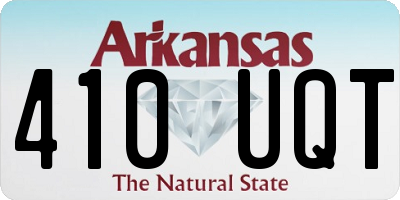 AR license plate 410UQT