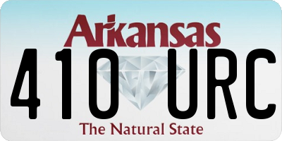 AR license plate 410URC