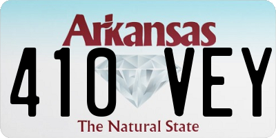 AR license plate 410VEY