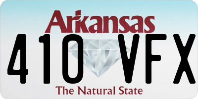 AR license plate 410VFX