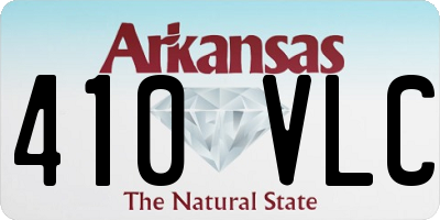 AR license plate 410VLC