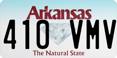 AR license plate 410VMV
