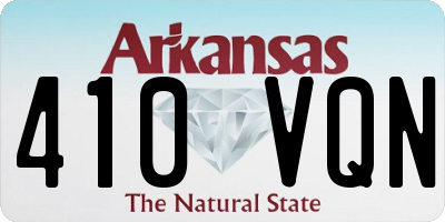 AR license plate 410VQN