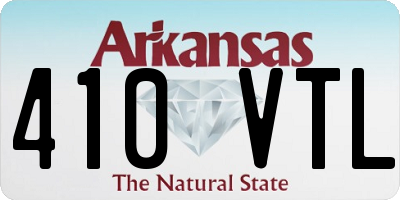 AR license plate 410VTL
