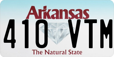 AR license plate 410VTM