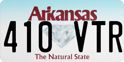 AR license plate 410VTR
