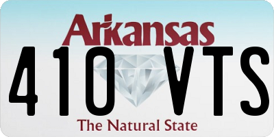 AR license plate 410VTS