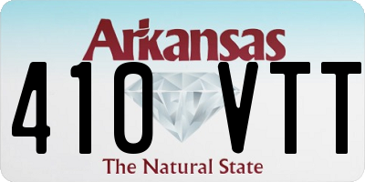 AR license plate 410VTT