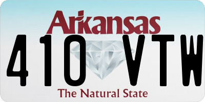 AR license plate 410VTW