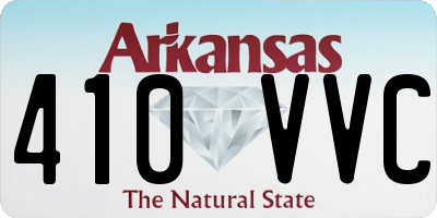 AR license plate 410VVC