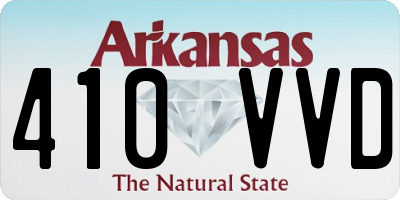 AR license plate 410VVD