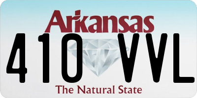 AR license plate 410VVL