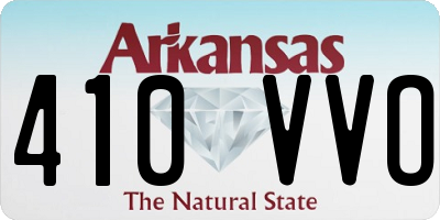 AR license plate 410VVO