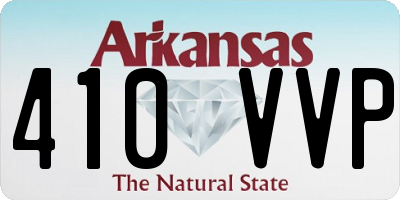 AR license plate 410VVP