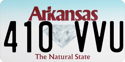 AR license plate 410VVU
