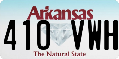 AR license plate 410VWH