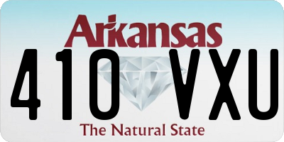 AR license plate 410VXU