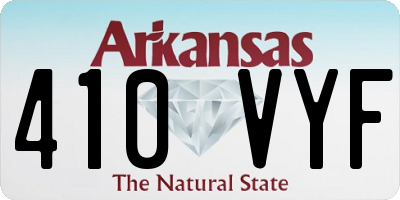 AR license plate 410VYF