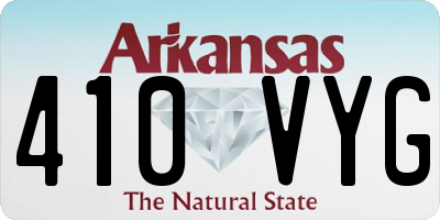 AR license plate 410VYG