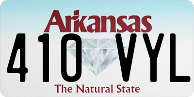 AR license plate 410VYL